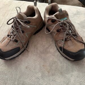Northside Taupe Brown and Black Women's Athletic Hiking Shoes